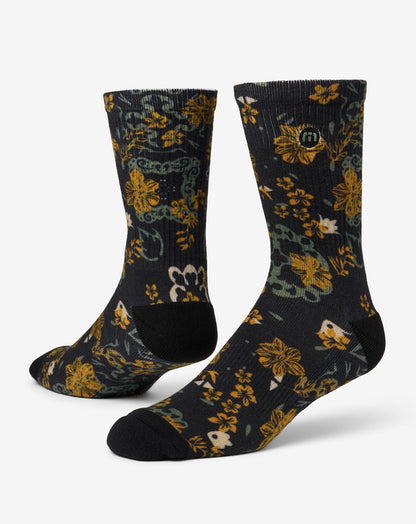 Tapas Bar Crew Sock Black | Travis Mathew Sale