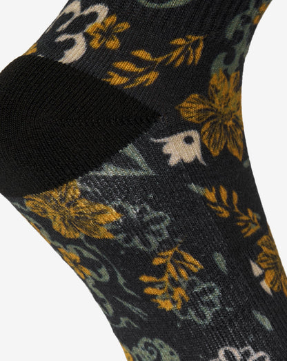 Tapas Bar Crew Sock Black | Travis Mathew Sale