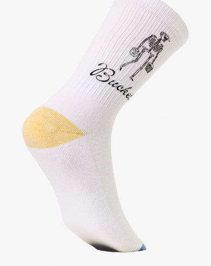 Lost Buckets Crew Sock White | Travis Mathew Hot Sale
