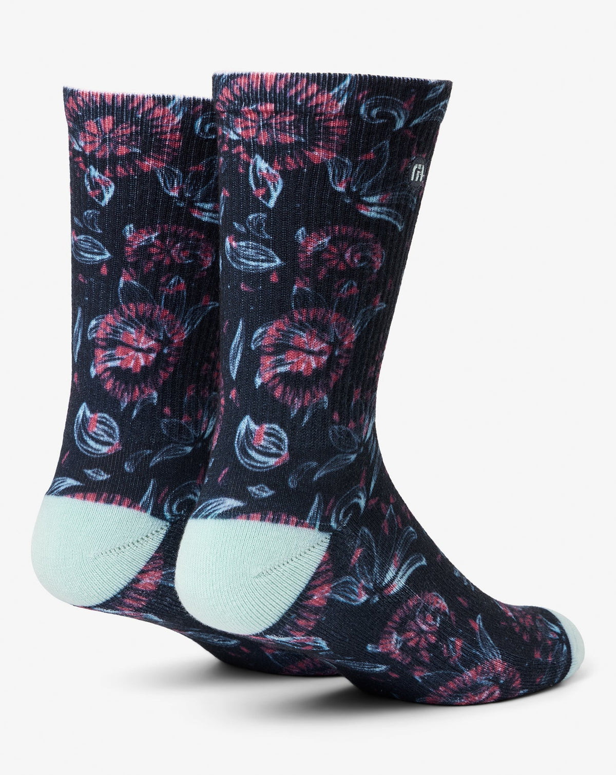 Flourish Crew Sock Mood Indigo | Travis Mathew Exclusive