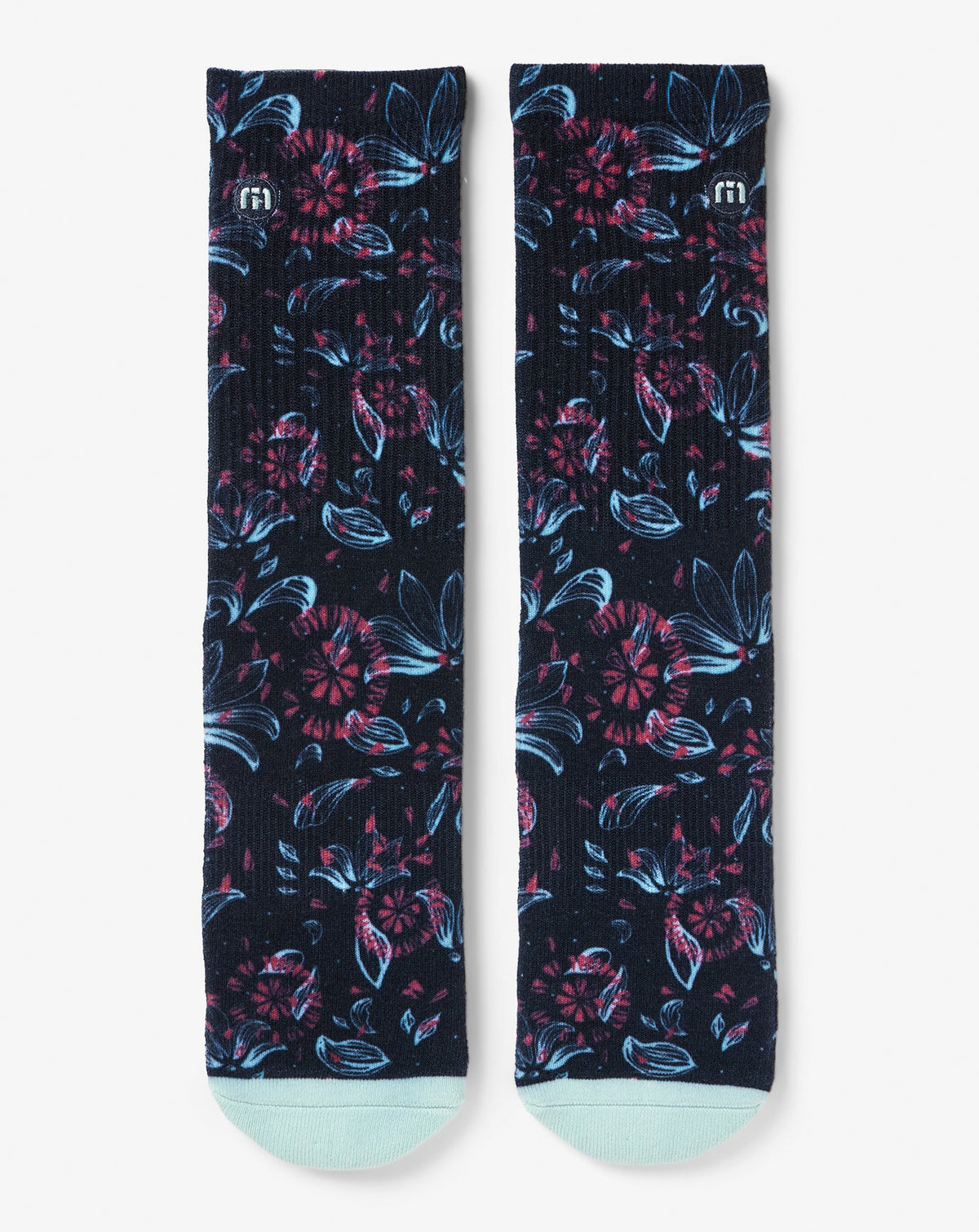 Flourish Crew Sock Mood Indigo | Travis Mathew Exclusive