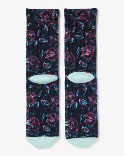 Flourish Crew Sock Mood Indigo | Travis Mathew Exclusive