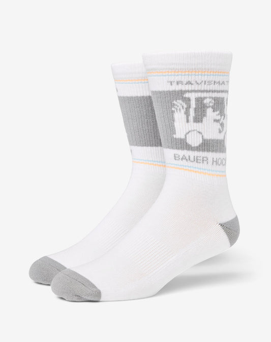 No Goalie Crew Sock White | Travis Mathew Deals