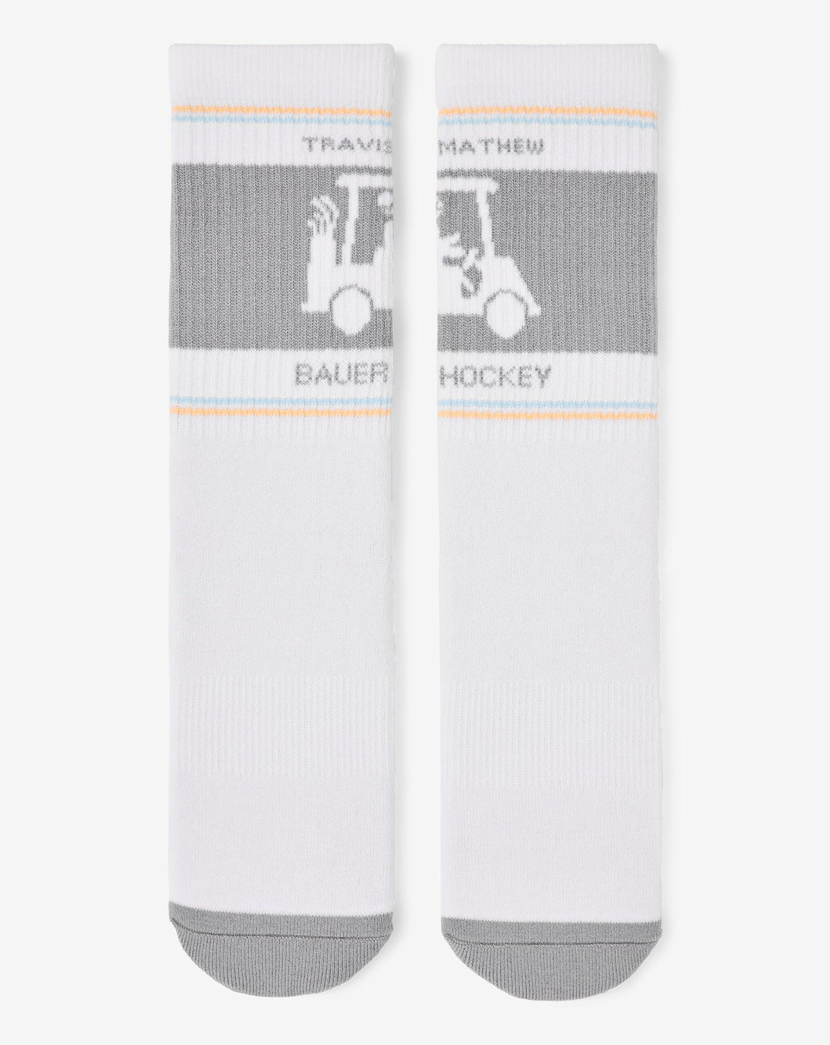 No Goalie Crew Sock White | Travis Mathew Deals