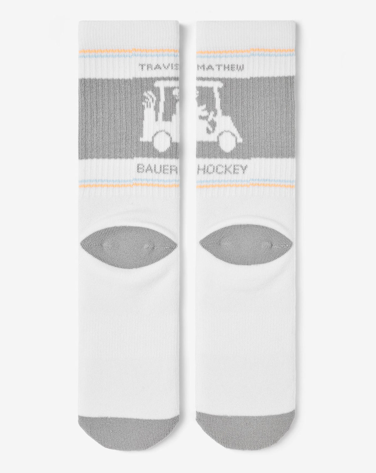 No Goalie Crew Sock White | Travis Mathew Deals