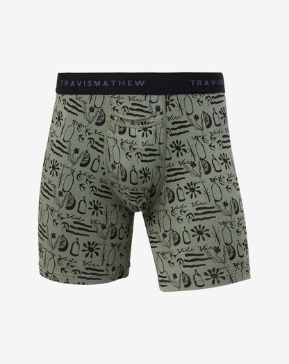 Cabana Boxer Dark Olive | Travis Mathew Popular