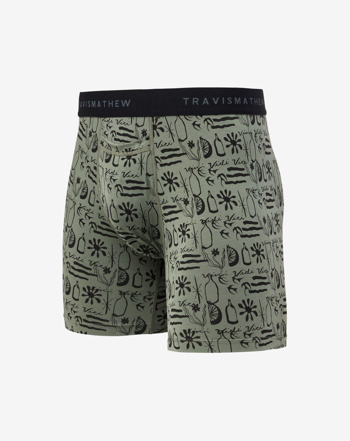 Cabana Boxer Dark Olive | Travis Mathew Popular