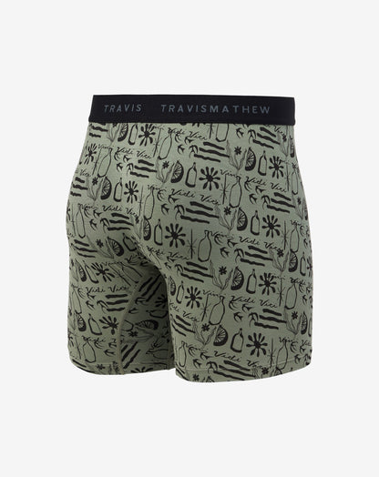 Cabana Boxer Dark Olive | Travis Mathew Popular
