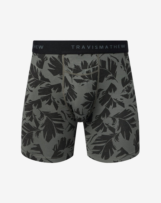 Jungle Bird Boxer Dark Olive | Travis Mathew Signature