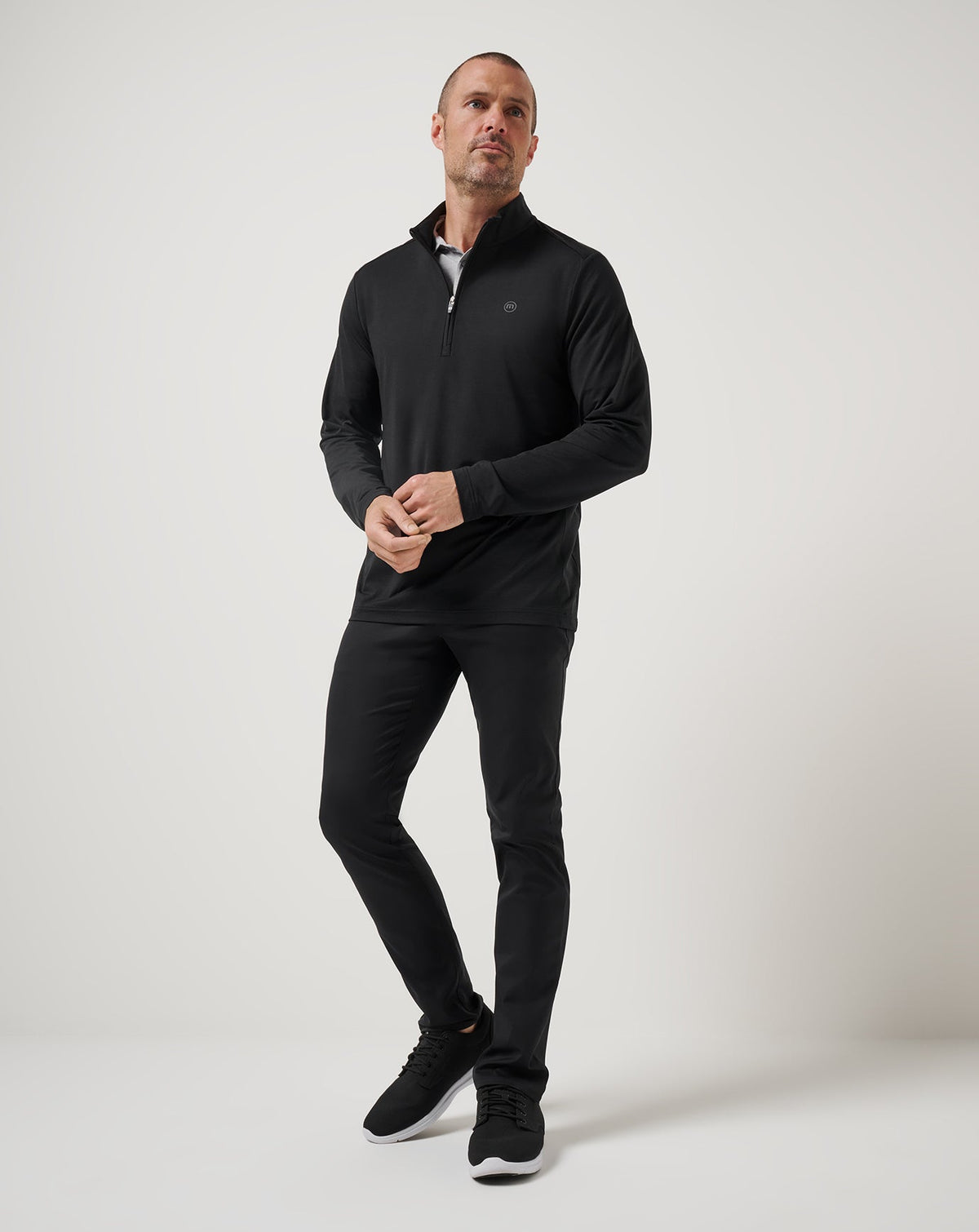 Heater Pro Quarter Zip Black | Travis Mathew Smart Buy