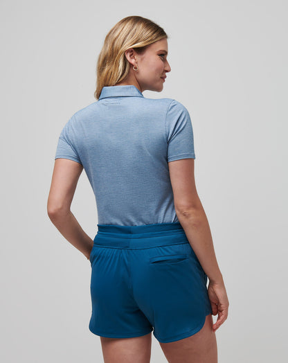 Featherweight Active Polo Heather Midnight | Travis Mathew Special Offer