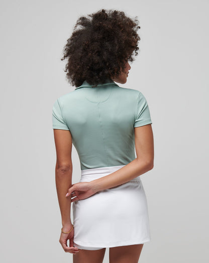 Moveknit Vneck Polo Jade | Travis Mathew Customer Favorite