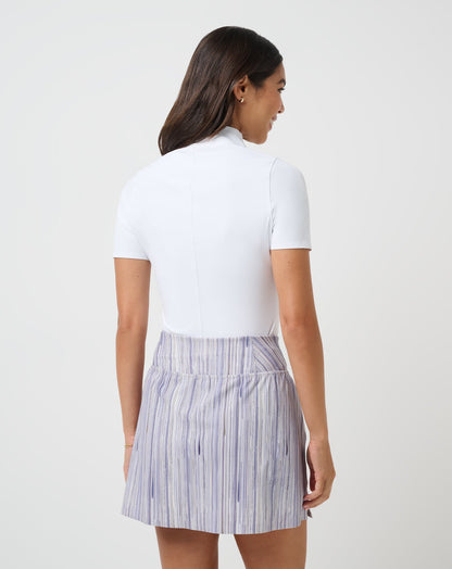 Sunfire Zip Polo White | Travis Mathew Featured