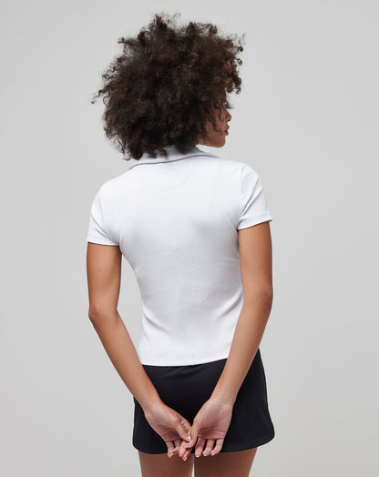 Moveknit Vneck Polo White | Travis Mathew Recommended
