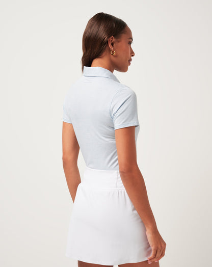 Featherweight Active Polo Heather Kentucky Blue | Travis Mathew Value