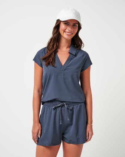 Shifting Sands Polo Ombre Blue | Travis Mathew Best Price