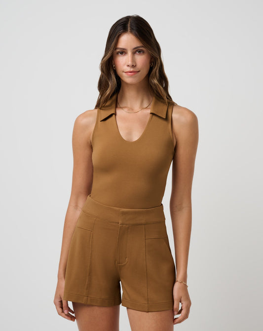 Friday Ponte Polo Chestnut | Travis Mathew Quality