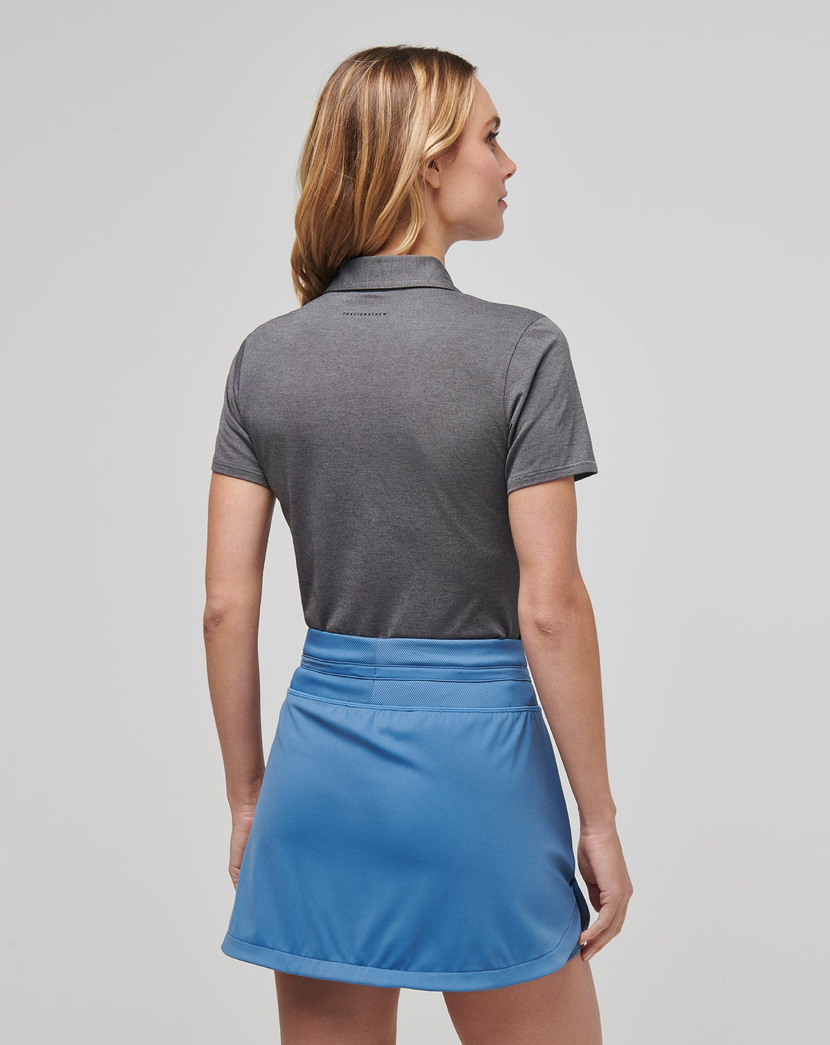 Featherweight Active Polo Heather Black | Travis Mathew Great Value