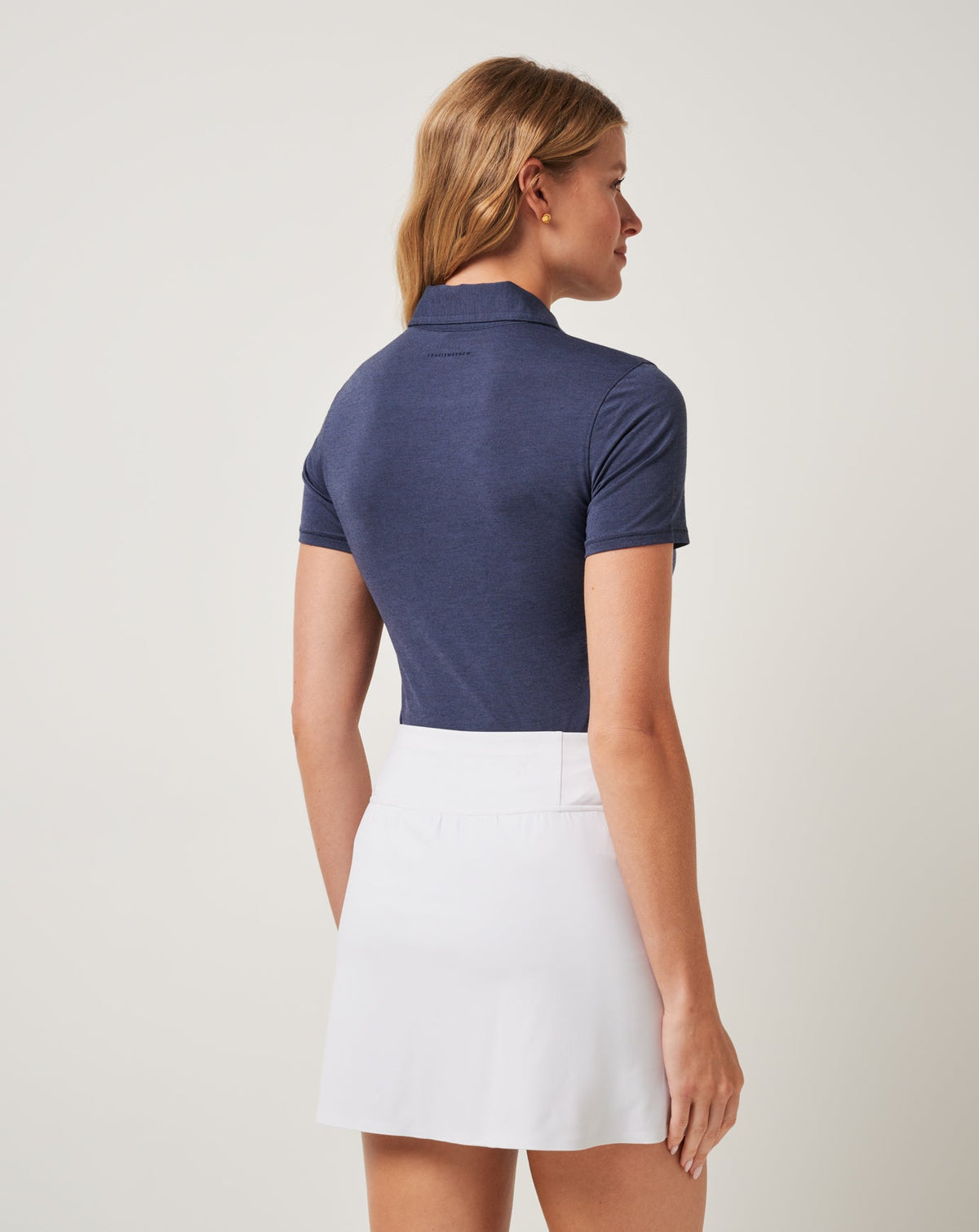 Featherweight Active Polo Heather Navy Blazer | Travis Mathew Everyday