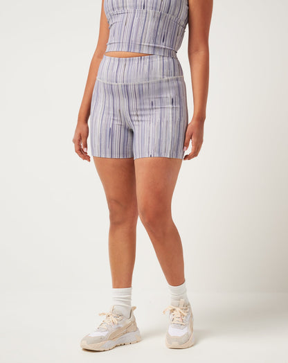Moveknit Bonded Short Indigo Multi | Travis Mathew Smart Buy