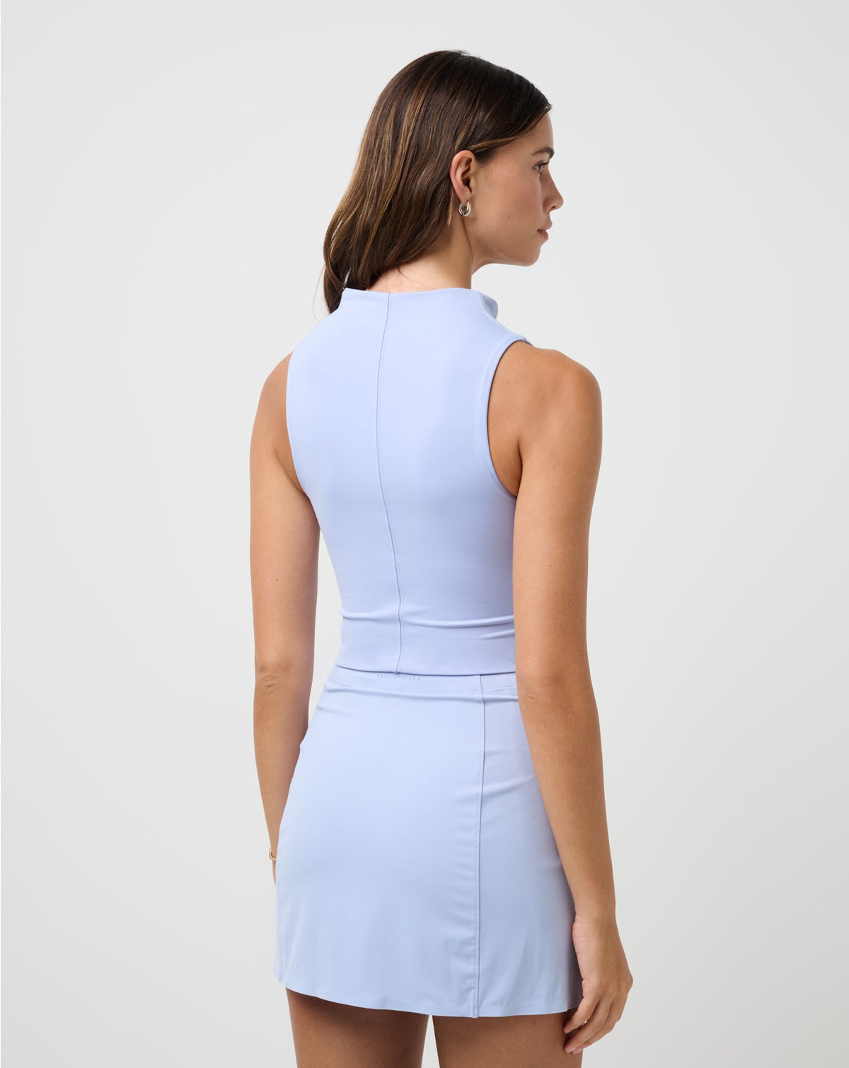 Sunfire Zip Tank Brunnera Blue | Travis Mathew Classic