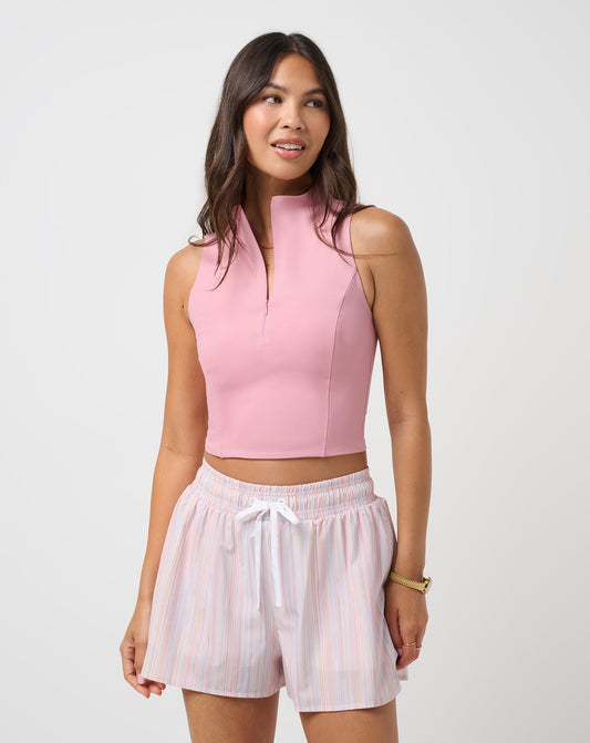 Sunfire Zip Tank Foxglove | Travis Mathew Quality