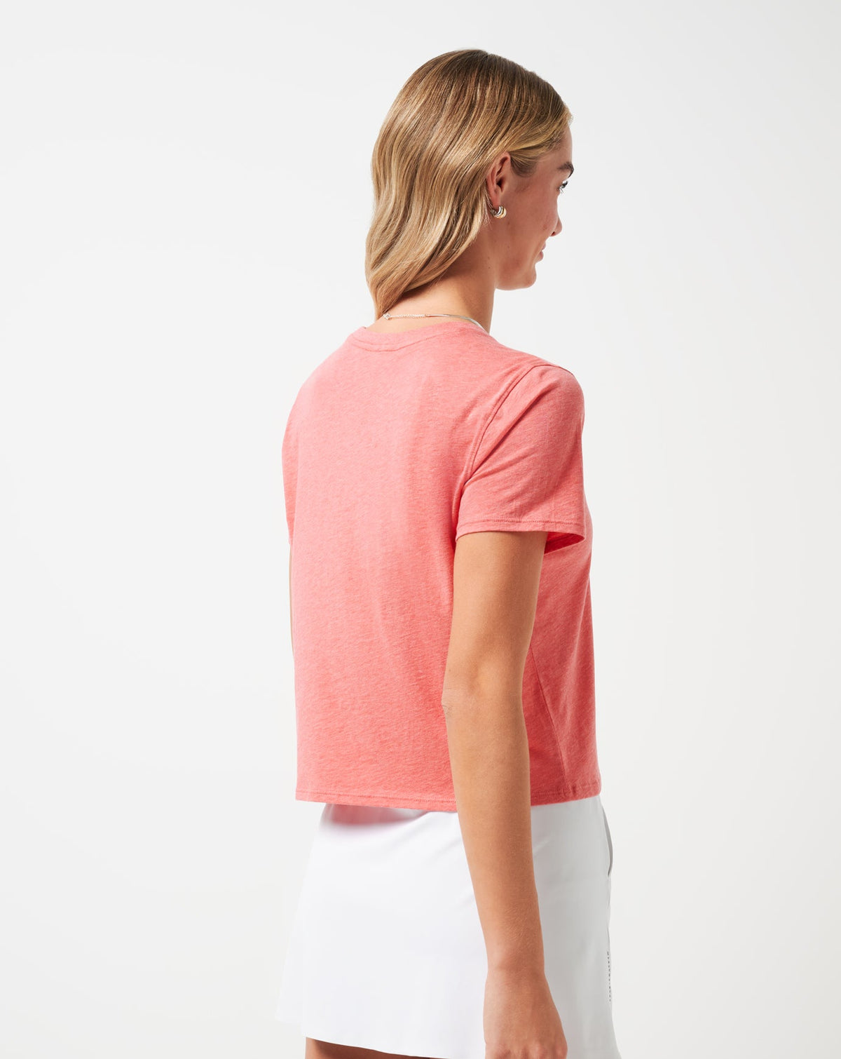 Ten For Ten Graphic Tee Heather Porcelain Rose | Travis Mathew Premium