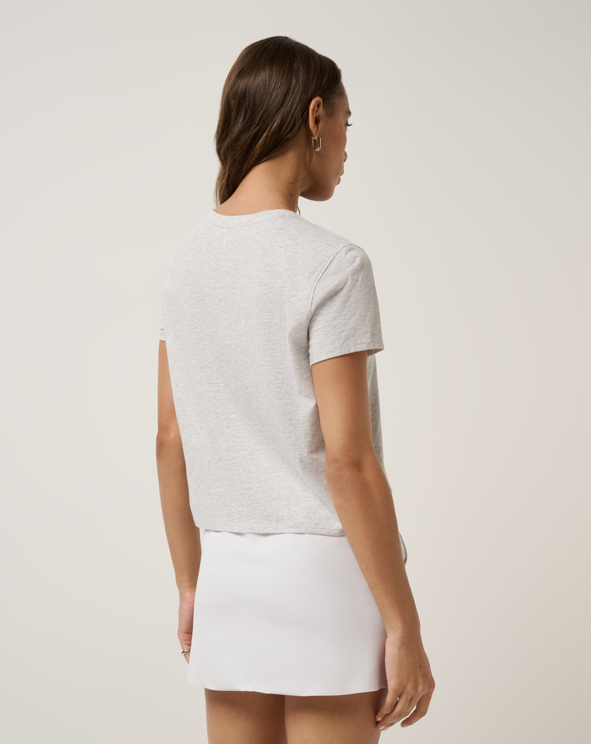 Ten For Ten Graphic Tee Heather Light Grey | Travis Mathew Classic