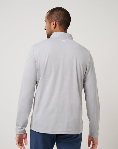 Los Angeles Dodgers Time To Tailgate Quarter Zip Heather Grey | Travis Mathew Top Pick