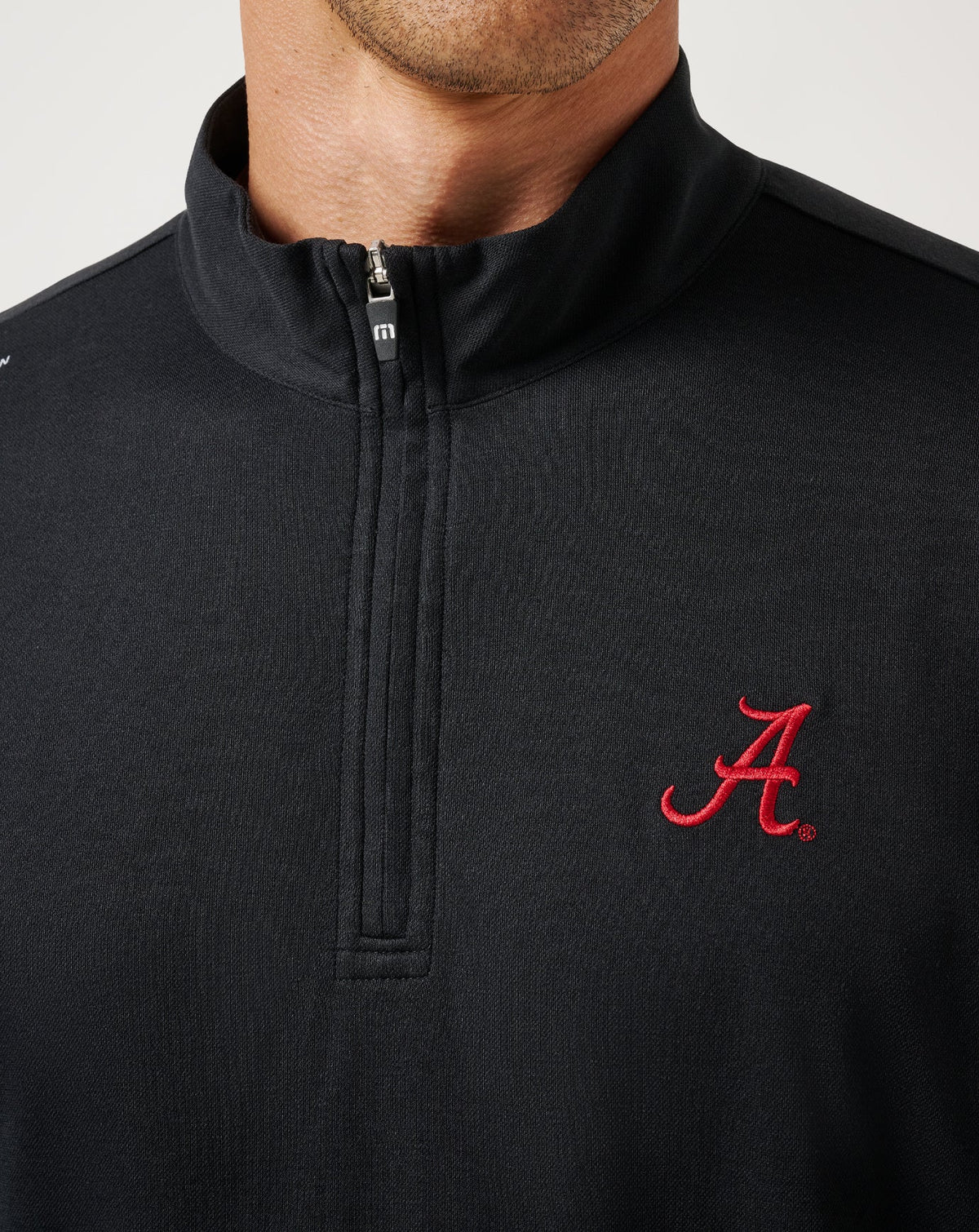 Alabama Time To Tailgate Quarter Zip Black | Travis Mathew Top Pick