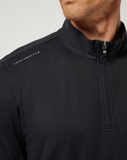 Alabama Time To Tailgate Quarter Zip Black | Travis Mathew Top Pick