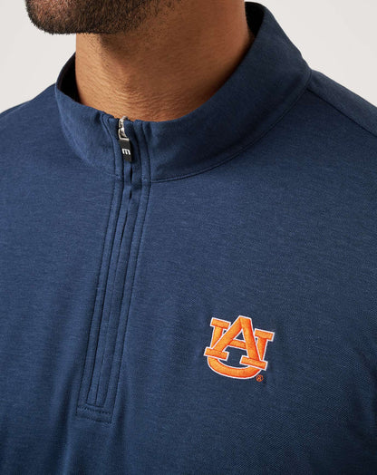 Auburn Time To Tailgate Quarter Zip Navy | Travis Mathew Latest
