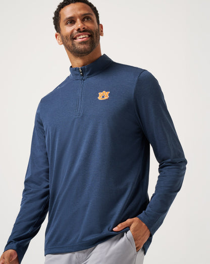Auburn Time To Tailgate Quarter Zip Navy | Travis Mathew Latest