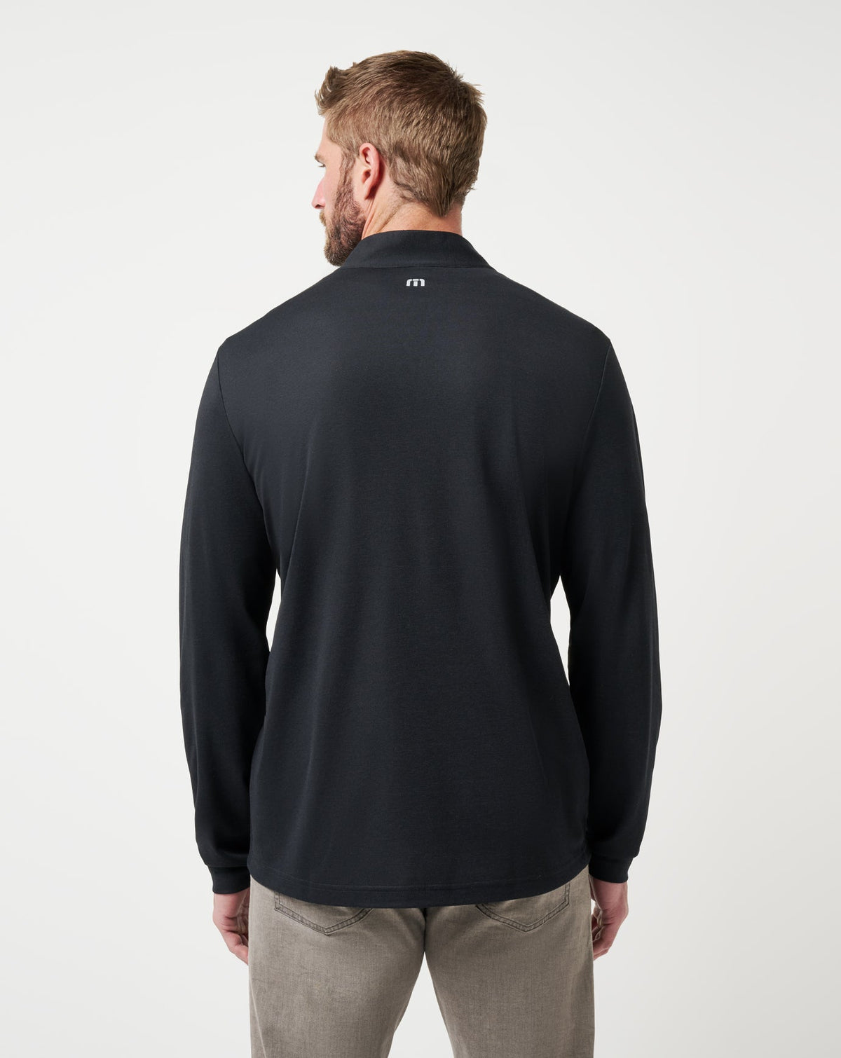 Arkansas Time To Tailgate Quarter Zip Black | Travis Mathew Featured