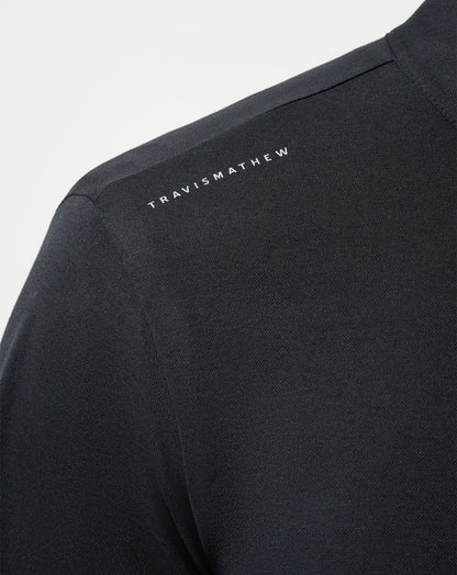 Arkansas Time To Tailgate Quarter Zip Black | Travis Mathew Featured