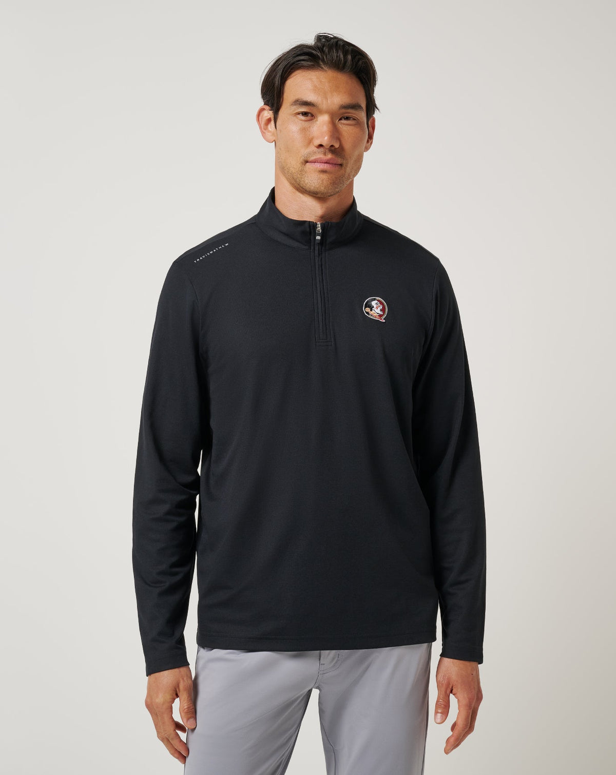 FSU Time To Tailgate Quarter Zip Black | Travis Mathew Recommended