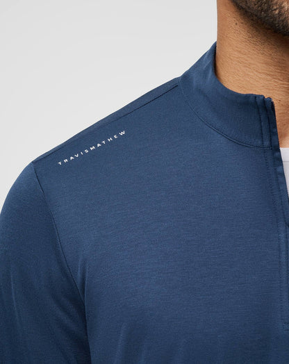 Mississippi Time To Tailgate Quarter Zip Navy | Travis Mathew Popular