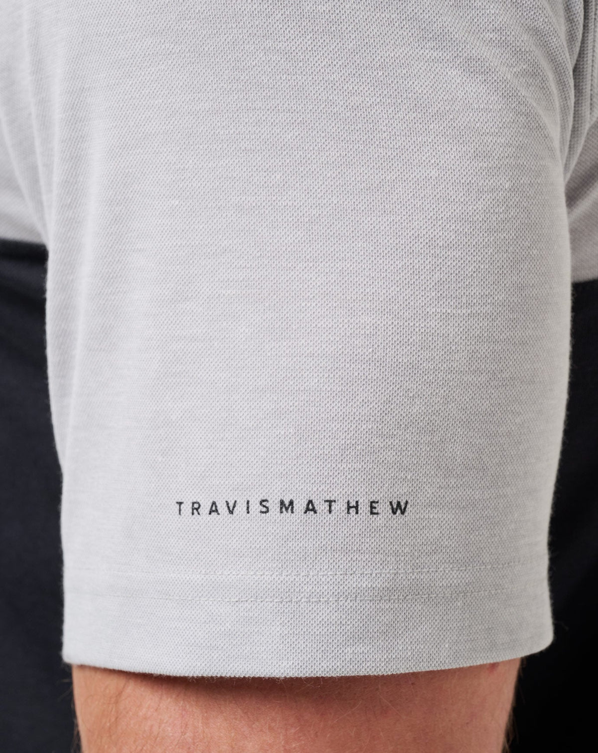 Texas A&M Drop Back Polo Heather Grey/Black | Travis Mathew Great Value