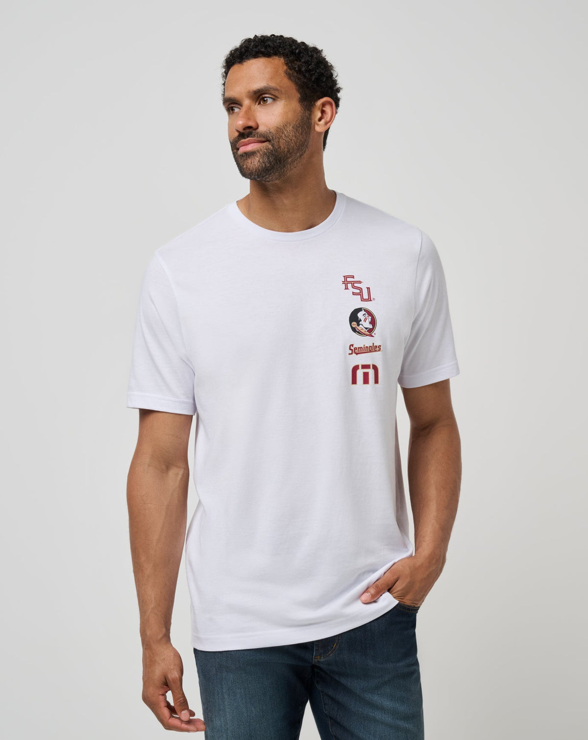 FSU Playoffs 2.0 Tee White | Travis Mathew Premium