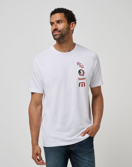 FSU Playoffs 2.0 Tee White | Travis Mathew Premium