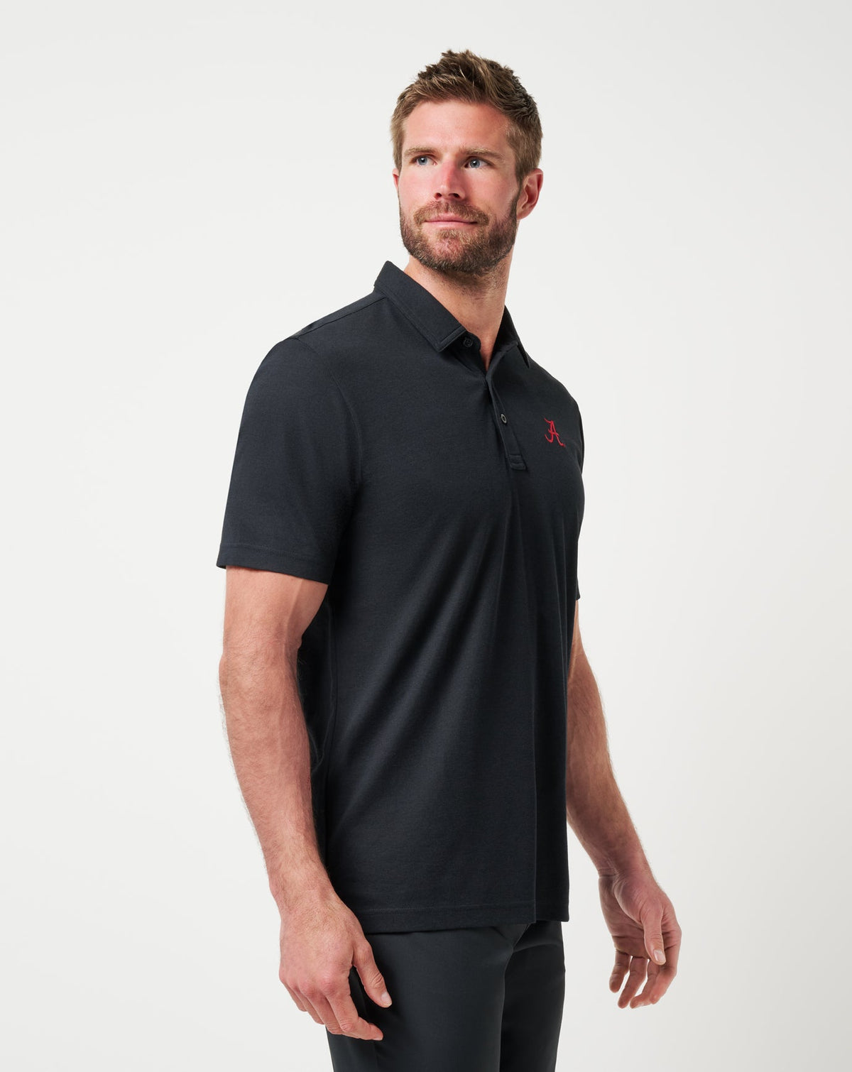 Alabama School Pride Polo Black | Travis Mathew Everyday