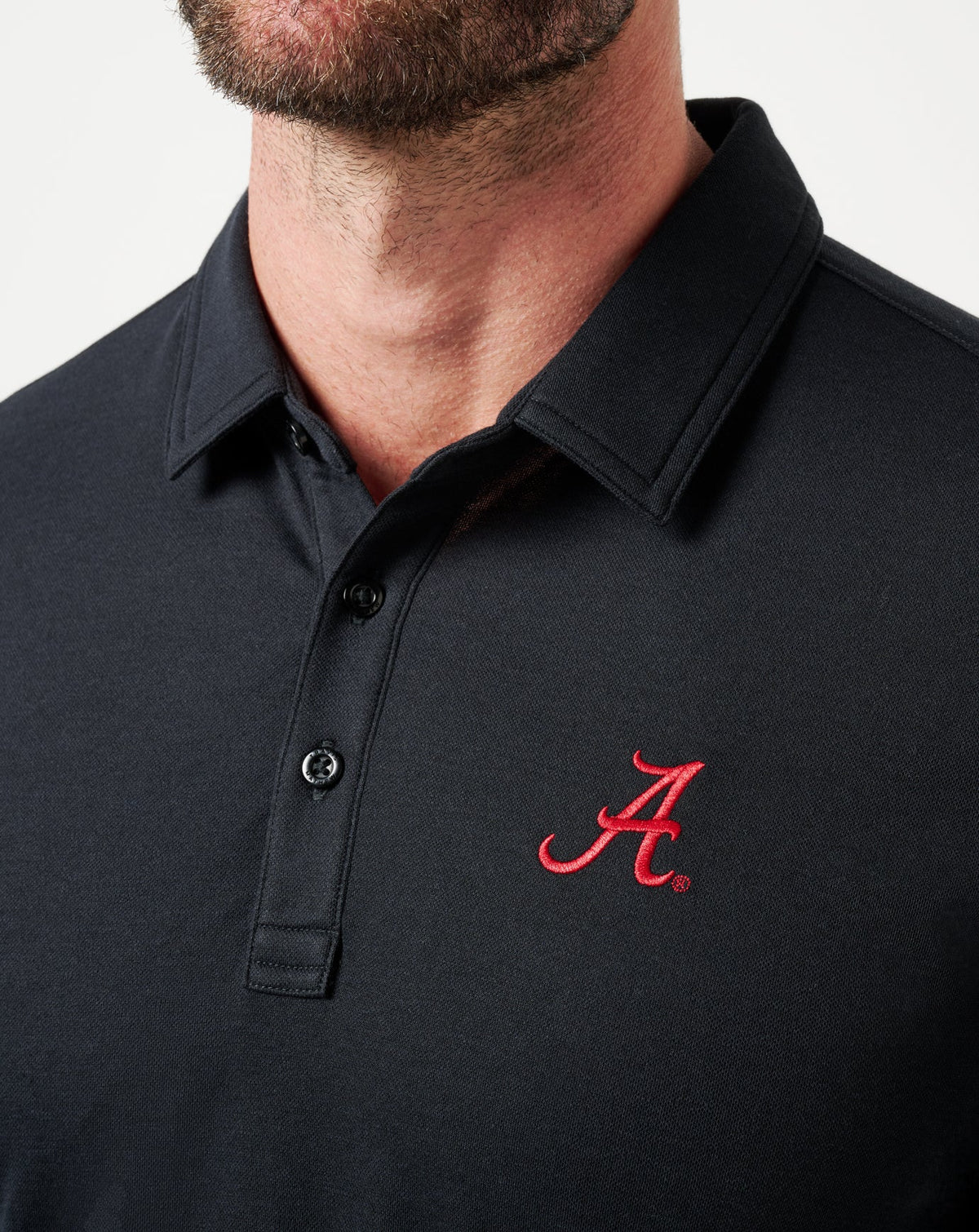 Alabama School Pride Polo Black | Travis Mathew Everyday
