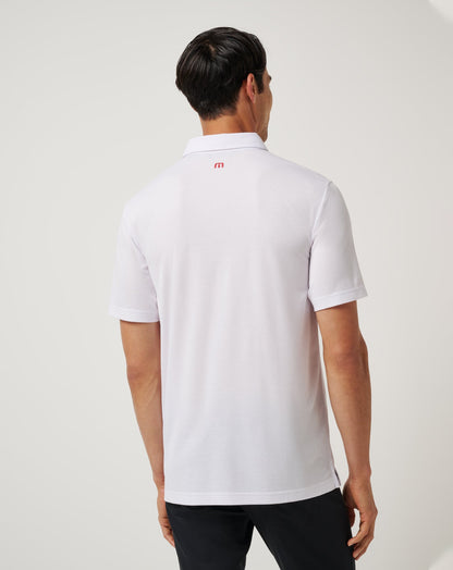 Alabama Top Recruit Polo White/Crimson | Travis Mathew Top Pick