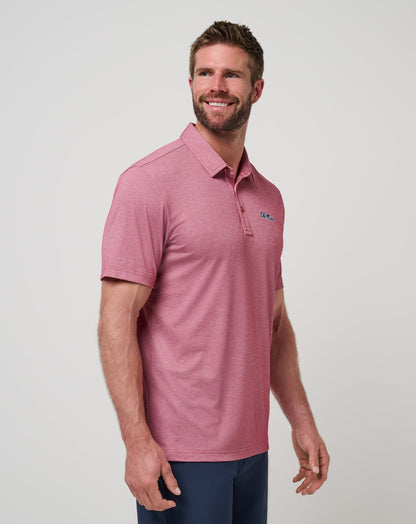 Mississippi School Pride Polo Heather Red | Travis Mathew Deals