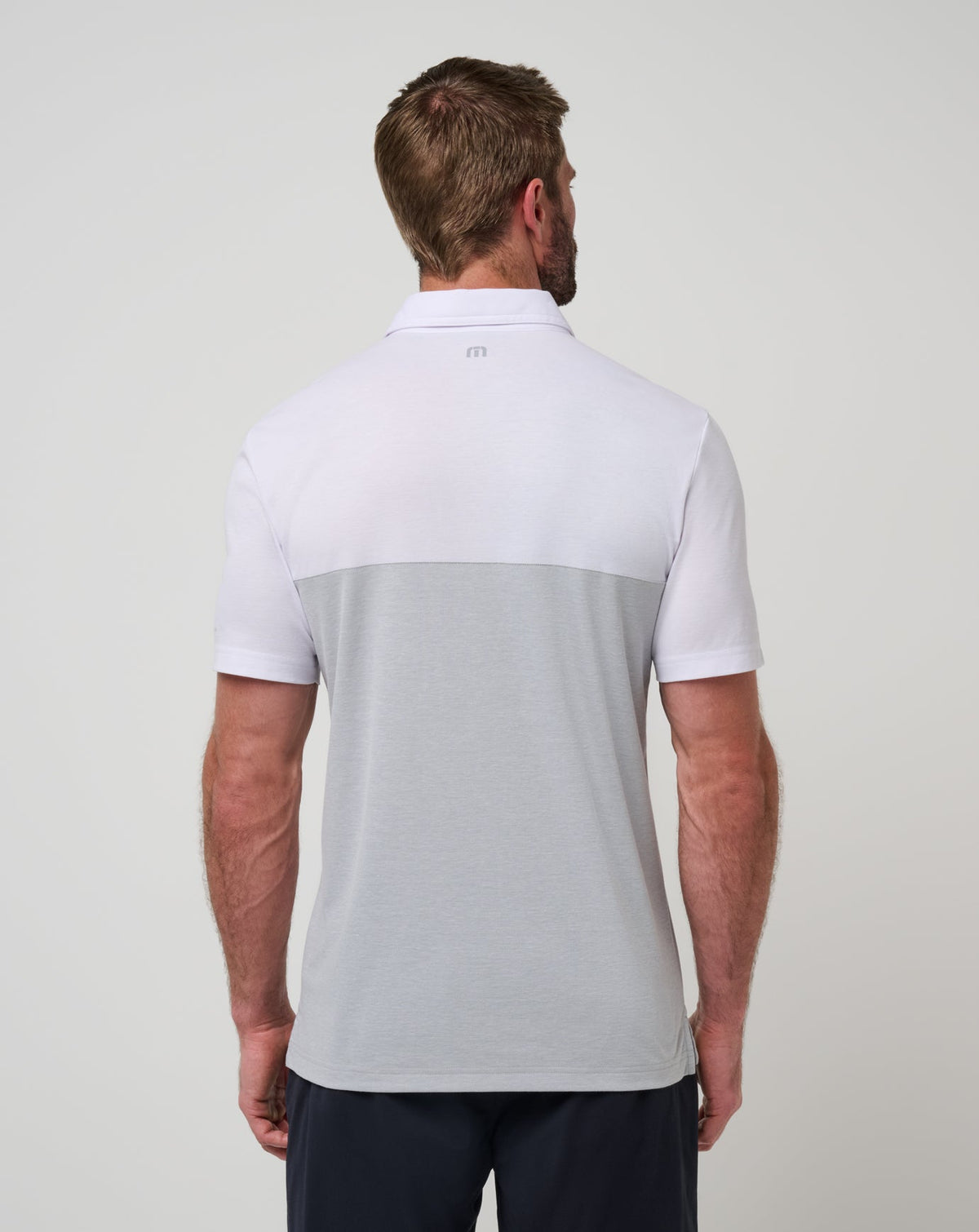 Tennessee Drop Back Polo White/Heather Grey | Travis Mathew Essential