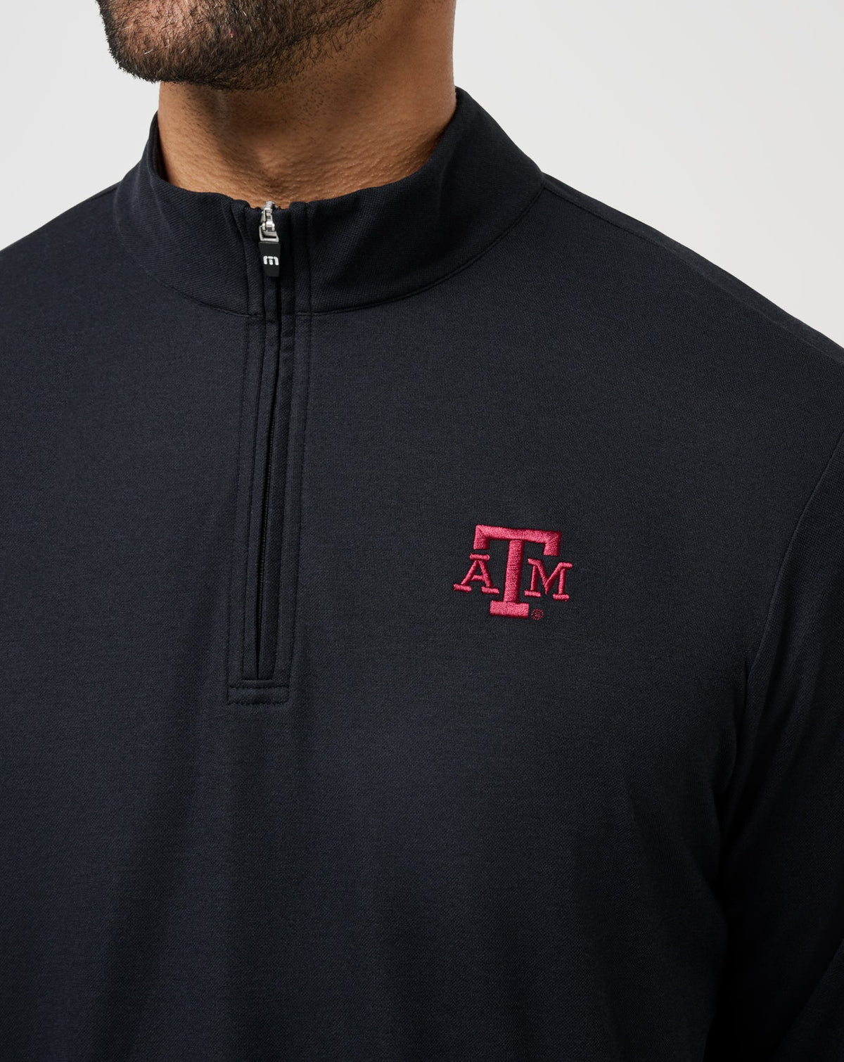 Texas A&M Time To Tailgate Quarter Zip Black | Travis Mathew Latest
