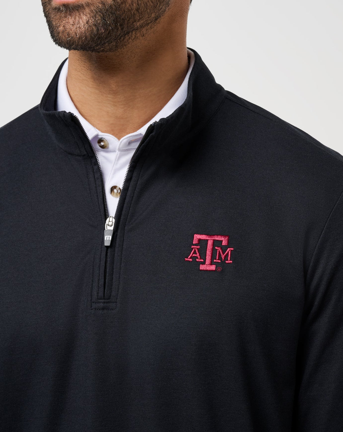 Texas A&M Time To Tailgate Quarter Zip Black | Travis Mathew Latest
