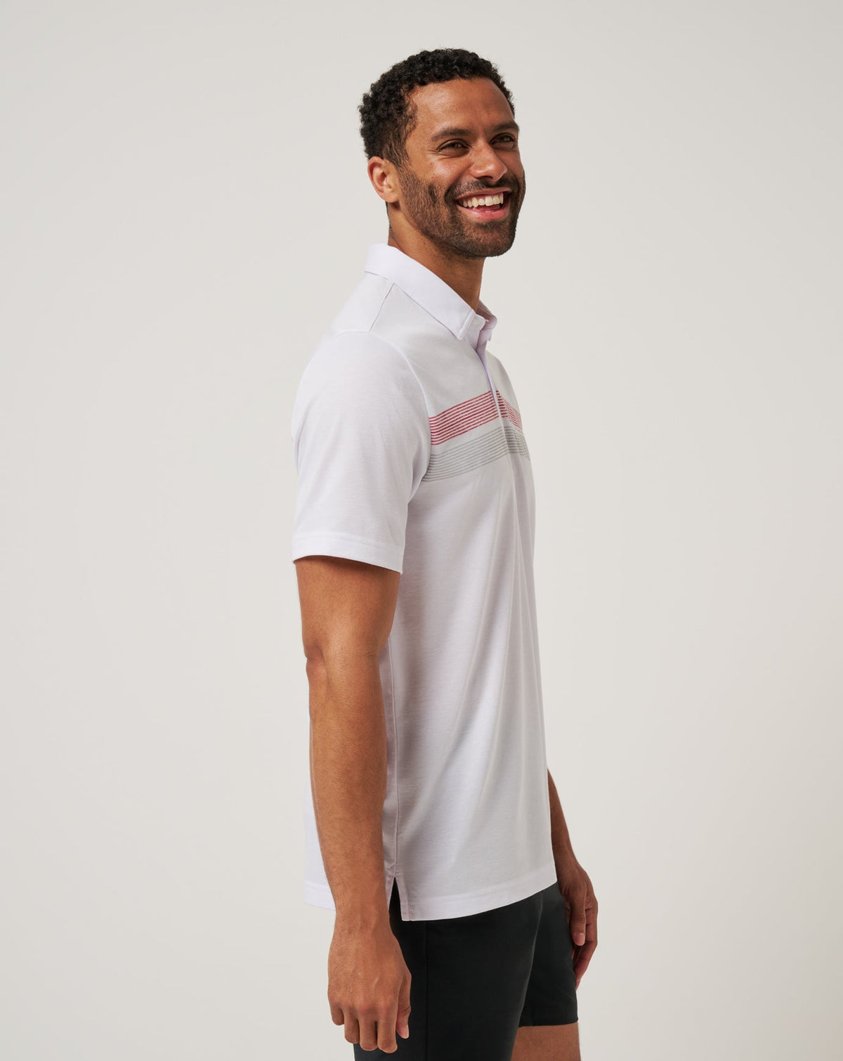 Arkansas Top Recruit Polo White/Crimson | Travis Mathew Latest