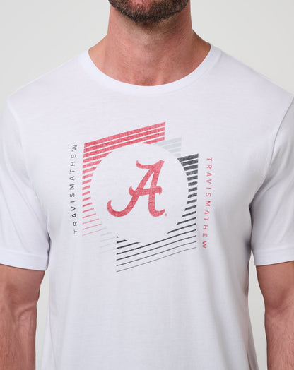 Alabama Underdogs Tee White | Travis Mathew Latest