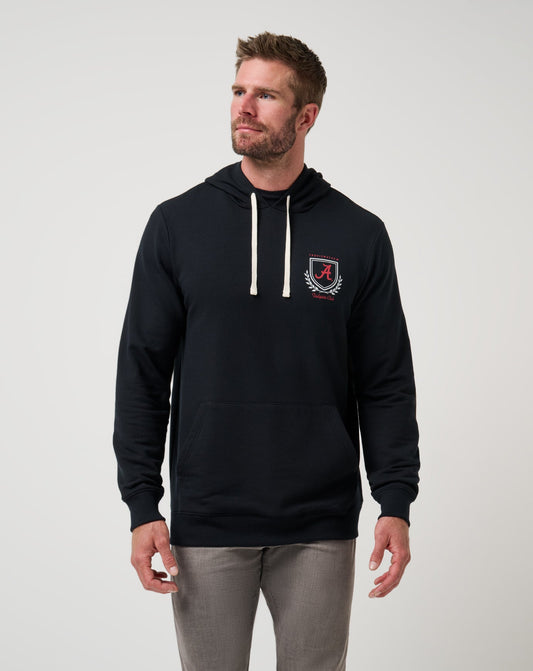 Alabama Stadium Hoodie Black | Travis Mathew Premium